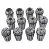 H & H Industrial Products Pro-Series 12 Piece ER-16 Spring Collet Set With Rack 3901-5375